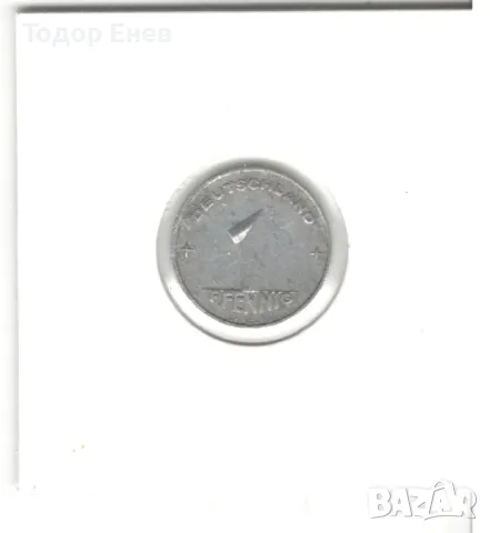 Germany D.R.-1 Pfennig-1953 E-KM# 5, снимка 3 - Нумизматика и бонистика - 49317943