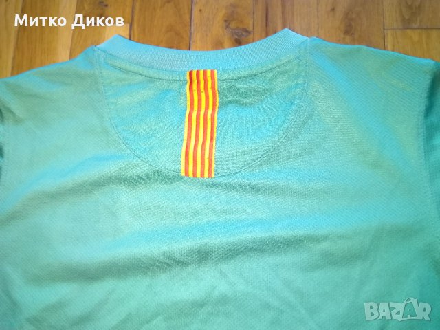 Barcelona футболна тениска  2010 - 2011 гости Nike M юноши 140-150cm, снимка 7 - Футбол - 32509266