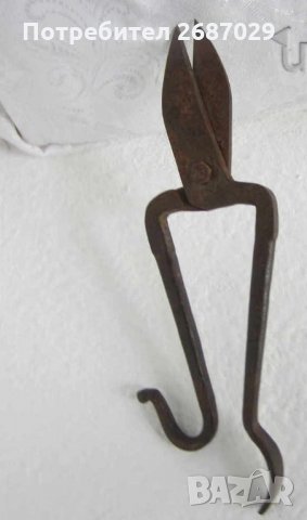  стар инструмент кована  ножица за ламарина, снимка 3 - Други инструменти - 28946789