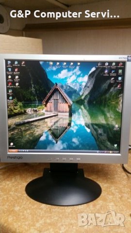 LCD Monitor 17' Prestigio P1710 - Перфектен !!!, снимка 1 - Монитори - 26890131