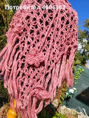 ръчно изработени шалове , снимка 12 - Шалове - 52117103