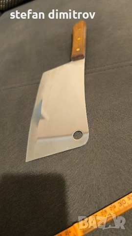 Сатър  за месо 19 см, Киви, неръждаема стомана, дървена дръжка, снимка 8 - Други - 51778713