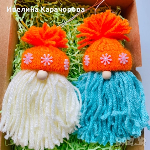 Коледни гномчета , снимка 5 - Декорация за дома - 52488520