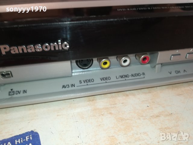 PANASONIC DMR-EH575 HDD/DVD RECORDER-ВНОС SWISS 2611231459, снимка 7 - Плейъри, домашно кино, прожектори - 43154358