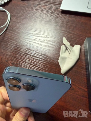 Iphone 13 Pro Max 128GB Sierra Blue, 87% батерия !!ПЕРФЕКТЕН!!, снимка 11 - Apple iPhone - 53191975