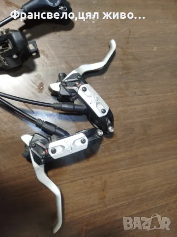 Чифт хидравлични спирачки за велосипед колело Shimano deore xt bl m 775, снимка 1