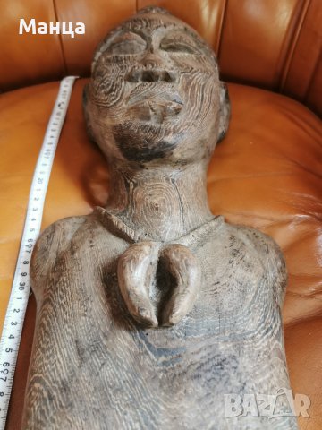 Африканска статуя, снимка 4 - Статуетки - 38931363