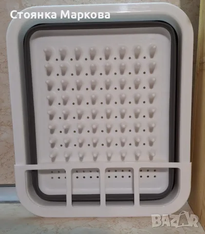 Силиконов нов сушилник за съдове, снимка 4 - Форми - 49614123