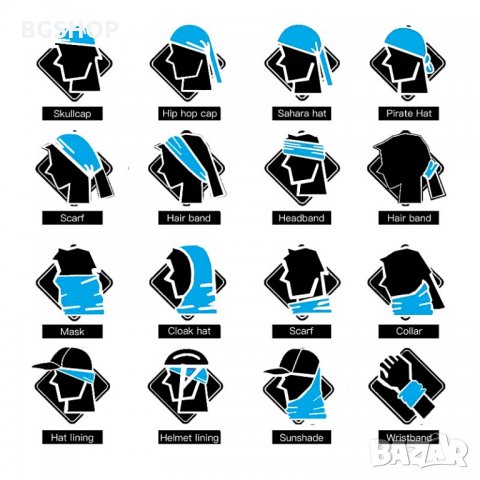 Бандана - Маска за лице #8, снимка 2 - Други - 28259178