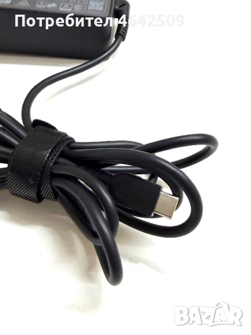 Оригинално Зарядно за Лаптоп Lenovo ADLX65YLC3D3D Type C, снимка 2 - Батерии за лаптопи - 52654312