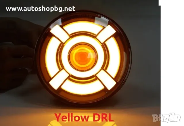 Универсални 7" ЛЕД Фарове, снимка 2 - Части - 47925804