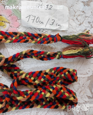 Върви, ширити, колани за народна носия, косичник, торба, декорация , снимка 7 - Други - 44863158