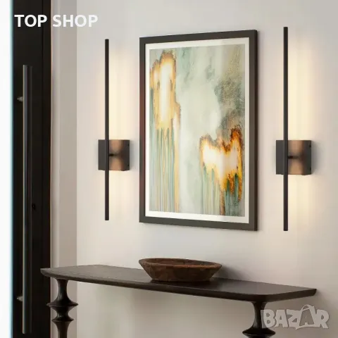 EIDEARAY Вътрешни стенни LED лампи, USB акумулаторни дистанционно,2 бр, снимка 6 - Лед осветление - 49551774