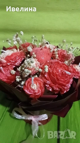 Восъчни ароматни букети, снимка 6 - Изкуствени цветя - 53328580