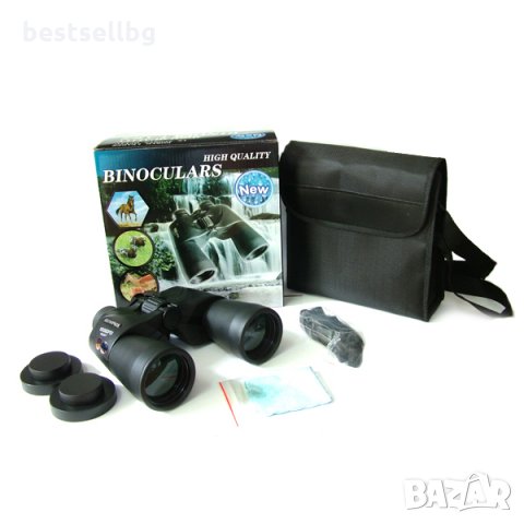 Професионален мощен туристически бинокъл Olympus 10x50 за лов риболов, снимка 3 - Екипировка - 29017322