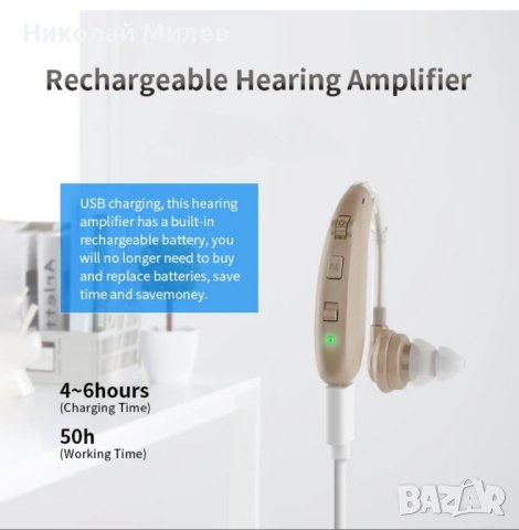 Слухов апарат с акумулатор, снимка 10 - Слухови апарати - 43165357