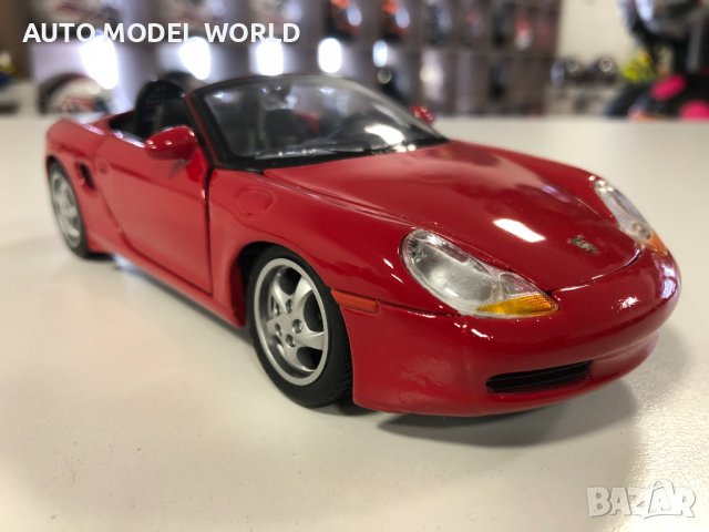 Метална колекционерска количка PORSCHE BOXTER 1996г.1:24 НОВА, снимка 2 - Колекции - 38786742