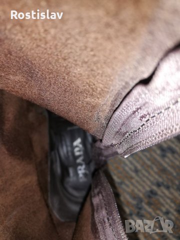 Оригинални мъжки ботуши PRADA 44 номер 28см дължина на стелките! , снимка 9 - Мъжки ботуши - 32310963