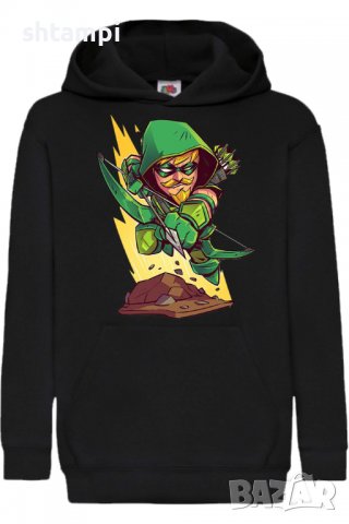 Детски Суитчър/Суитшърт DC Green Arrow,Игра,Подарък,Изненада,Забавление,Рожден Ден