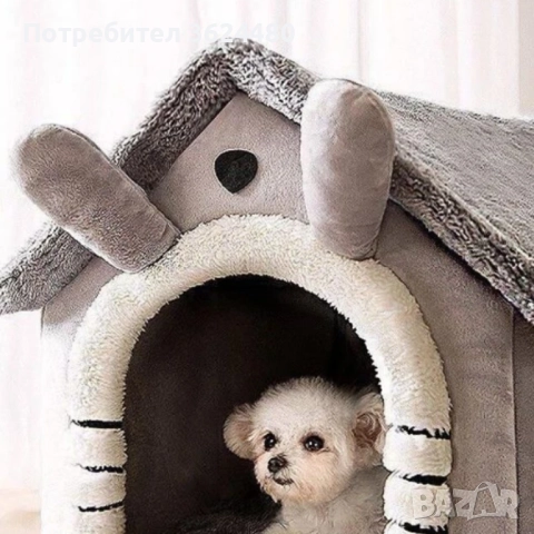 Малка зимна къщичка за кучета 4330, снимка 6 - За кучета - 52400564
