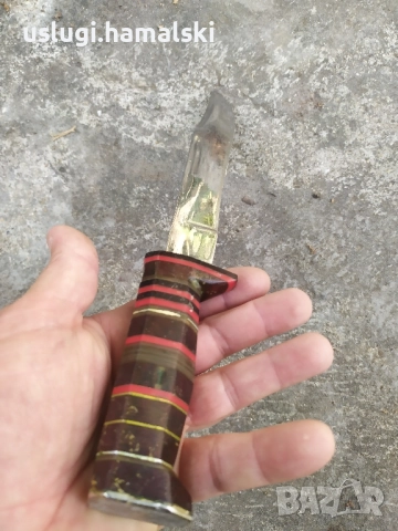 Стар нож ВМЗ Сопот, снимка 8 - Антикварни и старинни предмети - 51892903