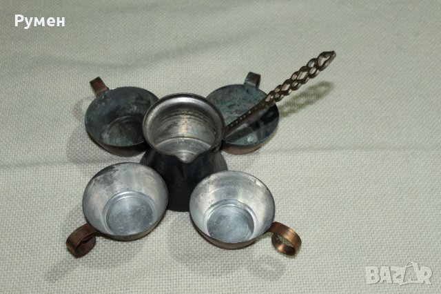 Меден сервиз за кафе, снимка 2 - Антикварни и старинни предмети - 39535909