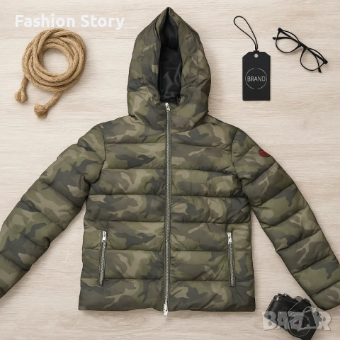 Топло капитонирано яке – BENETHON, снимка 8 - Якета - 51851687