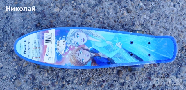 -50% НОВ Пени борд KIDS MOVIE HEROES FROZEN II, снимка 3 - Скейтборд, ховърборд, уейвборд - 50566053