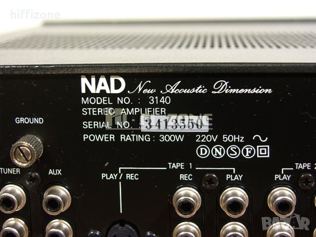 УСИЛВАТЕЛ  Nad model 3140 , снимка 9 - Ресийвъри, усилватели, смесителни пултове - 42970177
