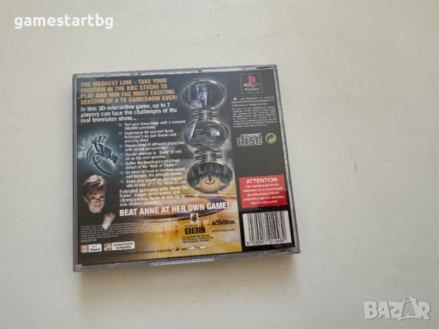 The Weakest Link за PS1, снимка 3 - Игри за PlayStation - 51578677