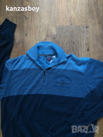 Paul & Shark - страхотен мъжки пуловер ХЛ , снимка 3 - Пуловери - 43913740