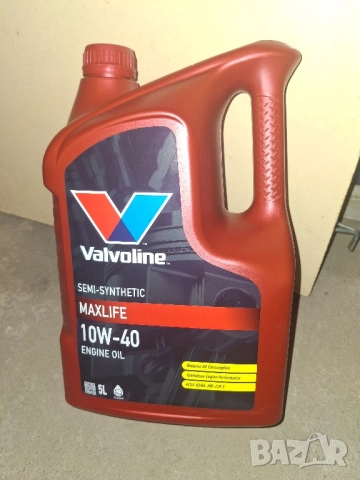 Моторно масло VALVOLINE MAXLIFE 10W-40 5л.