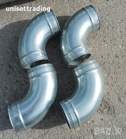 Коляно за аспирация ф125 поцинкована ламарина, снимка 5 - Други машини и части - 38027717