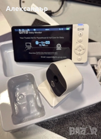 GHB ABM700 бейби монитор (Нов,Комплект), снимка 3 - Друга електроника - 52926139