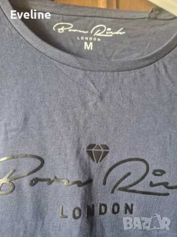 Тениска Born rich, London , снимка 2 - Тениски - 50208758