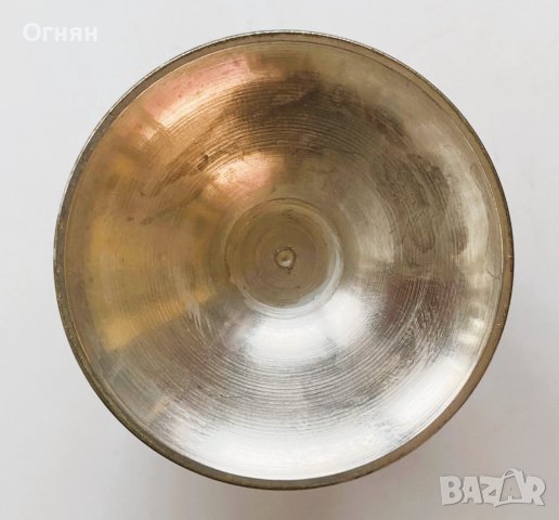 Масивна еврейска чаша, бокал, снимка 3 - Антикварни и старинни предмети - 43151643