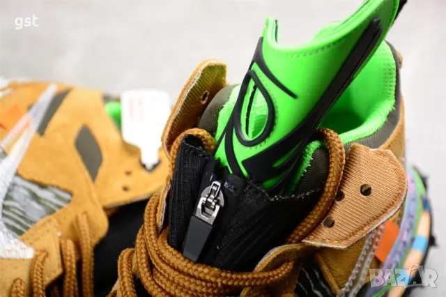 Уникални Редки Original version OFF-WHITE x Nike ACG Air Terra Forma Маратонки Кецове Дизайнерски, снимка 11 - Маратонки - 50257643