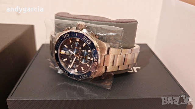  TAG Heuer Aquaracer CAY111B.BA0927 43mm Mens Watch черен мъжки часовник ЧИСТО НОВ, снимка 12 - Мъжки - 52027663