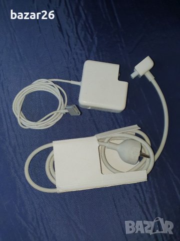 Apple 60w зарядно  , снимка 1 - Лаптоп аксесоари - 37976610