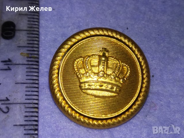 SPORRONG MADE IN SWEDEN Старо АРИСТОКРАТИЧНО с КРАЛСКА ХЕРАЛДИКА МАРКОВО МЕДНО КОПЧЕ с ПОЗЛАТА 37471, снимка 3 - Колекции - 43552527