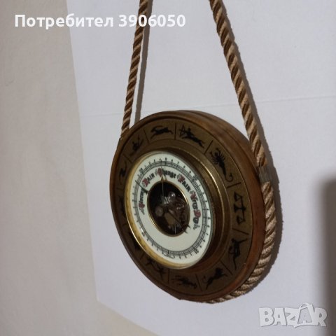 Стар барометър, снимка 3 - Антикварни и старинни предмети - 43435539