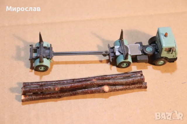 WIKING 1:87 H0 MERCEDES BENZ КОЛИЧКА МОДЕЛ КАМИОН ТИР, снимка 7 - Колекции - 49742387