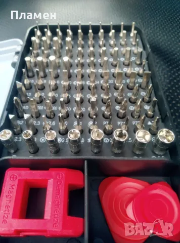 Комбиниран комплект прецизни инструменти отвертки Bisutime BS110A 110 в 1, снимка 6 - Отвертки - 48695816