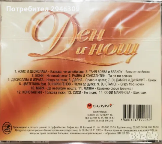 Ден и Нощ(2005), снимка 2 - CD дискове - 47724168