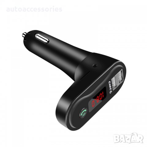 3000051187 FM Трансмитер Amio С6, Многофункционален безжичен, автомобилен MP3/FM  Bluetooth 2 USB, снимка 10 - Аксесоари и консумативи - 27772795