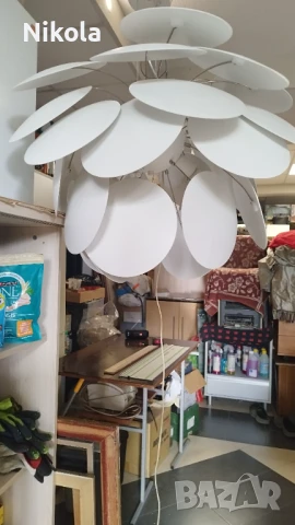 Полилей стил Marset Discocó с три крушки 80/60см, снимка 13 - Полилеи - 51197688