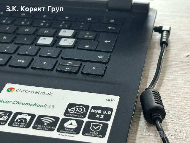 Acer Chromebook C810, снимка 3 - Лаптопи за дома - 44125450