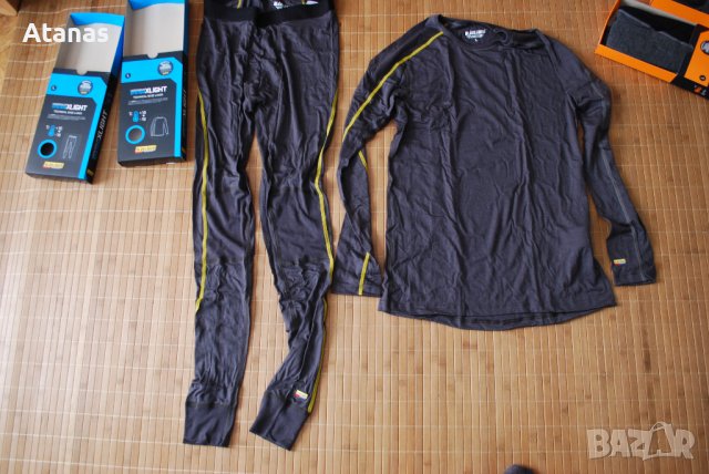НОВИ Мерино Термо бельо Blakladder 100% merino Мъжки L, снимка 7 - Спортни дрехи, екипи - 43104209
