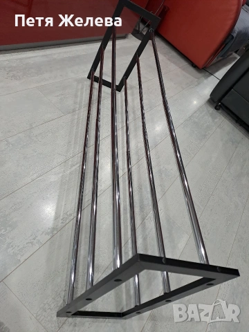Хромирана,регулируема етажерка(рафт) за обувки, снимка 2 - Други стоки за дома - 53223016