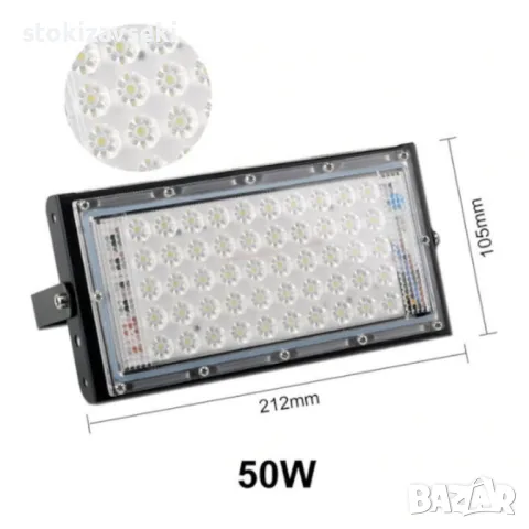 Дубай - LED прожектор 50W – мощно и икономично осветление, снимка 1